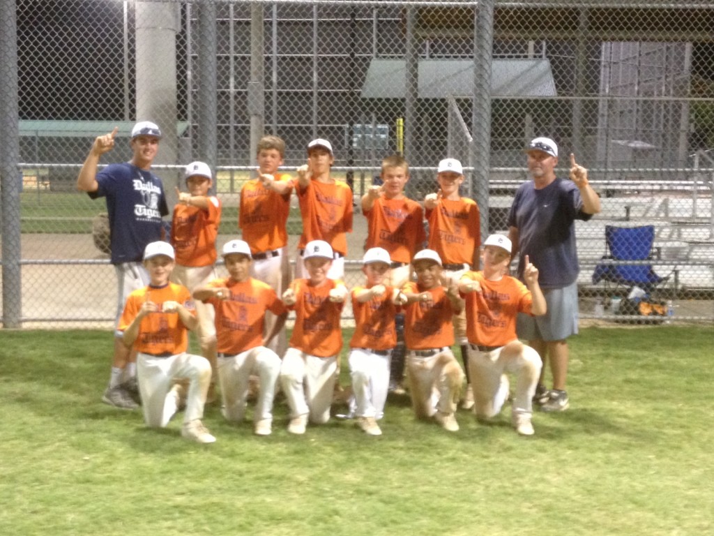 12U Hale Win USSSA State Championship Dallas Tigers Baseball Club